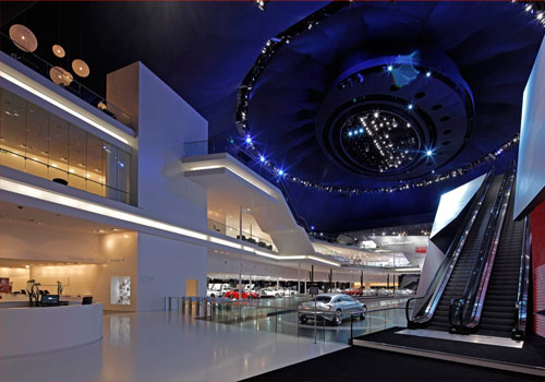 法蘭克福的奔馳汽車展廳設(shè)計欣賞